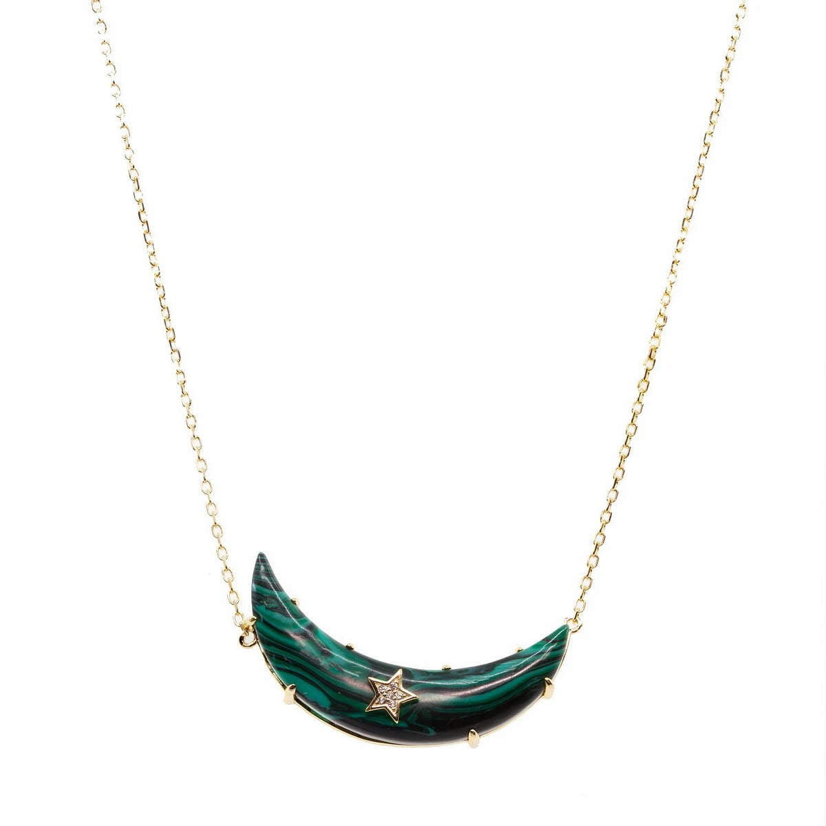 Neptune in Pisces Celestial Crescent Pendant