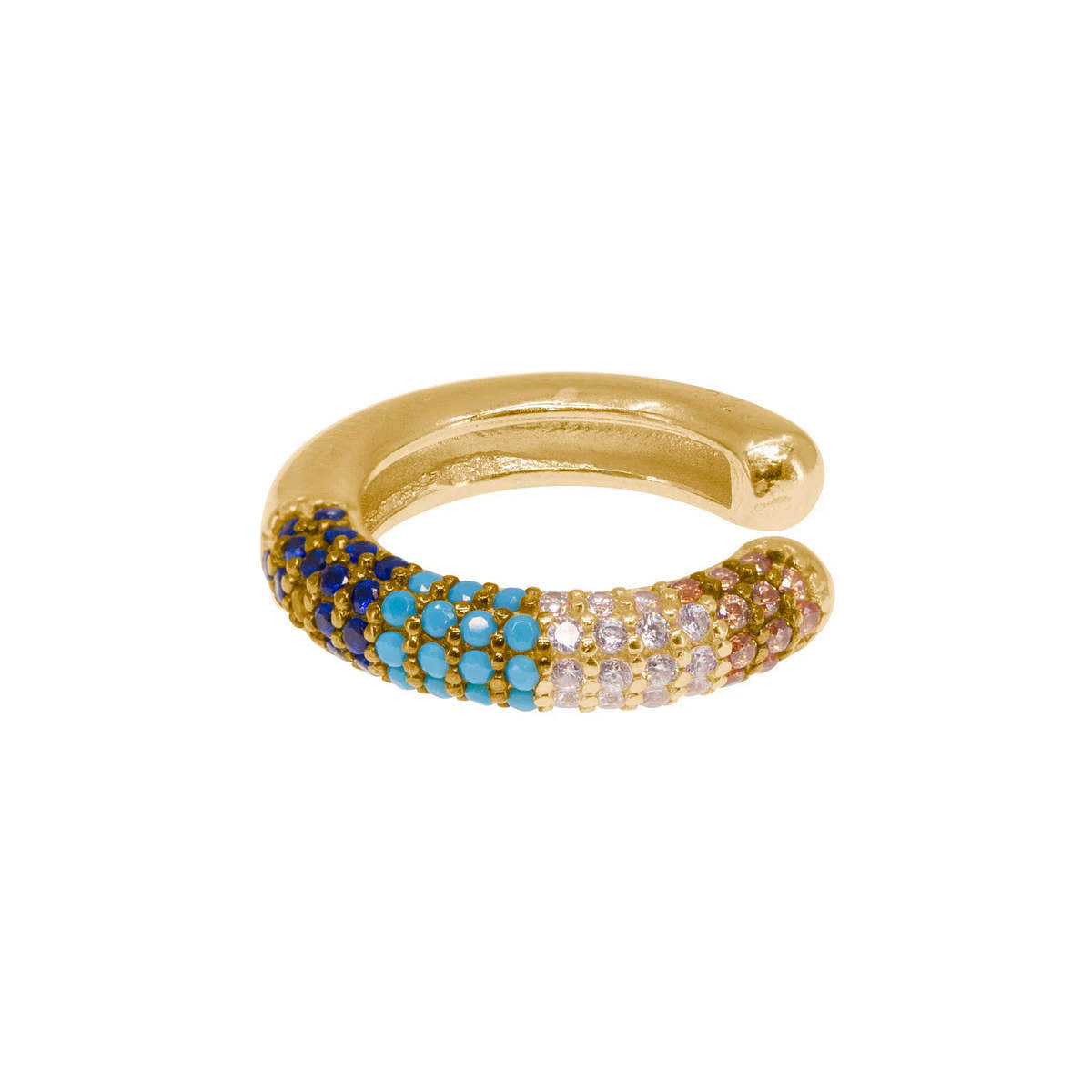 Illuminator Ear Cuff in Color Block