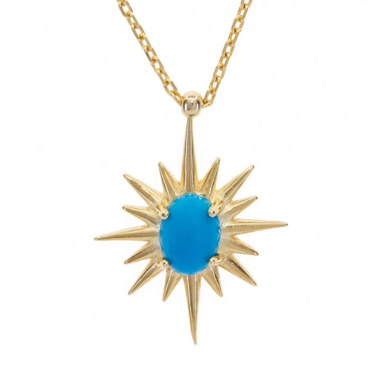 Burst of Blue Necklace