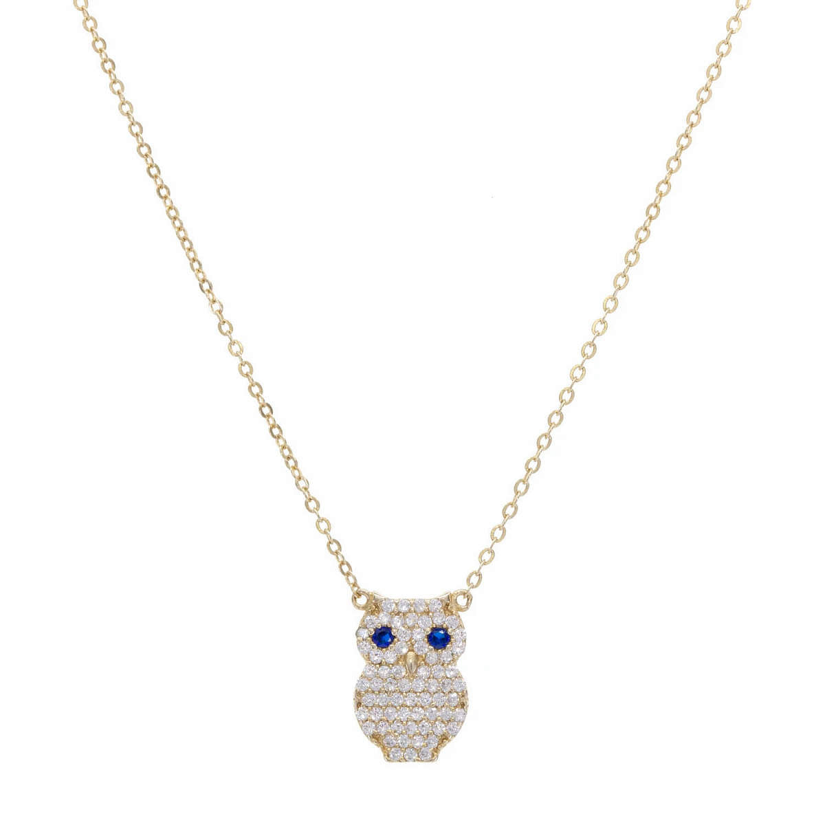 Noctua Crystal Owl Necklace
