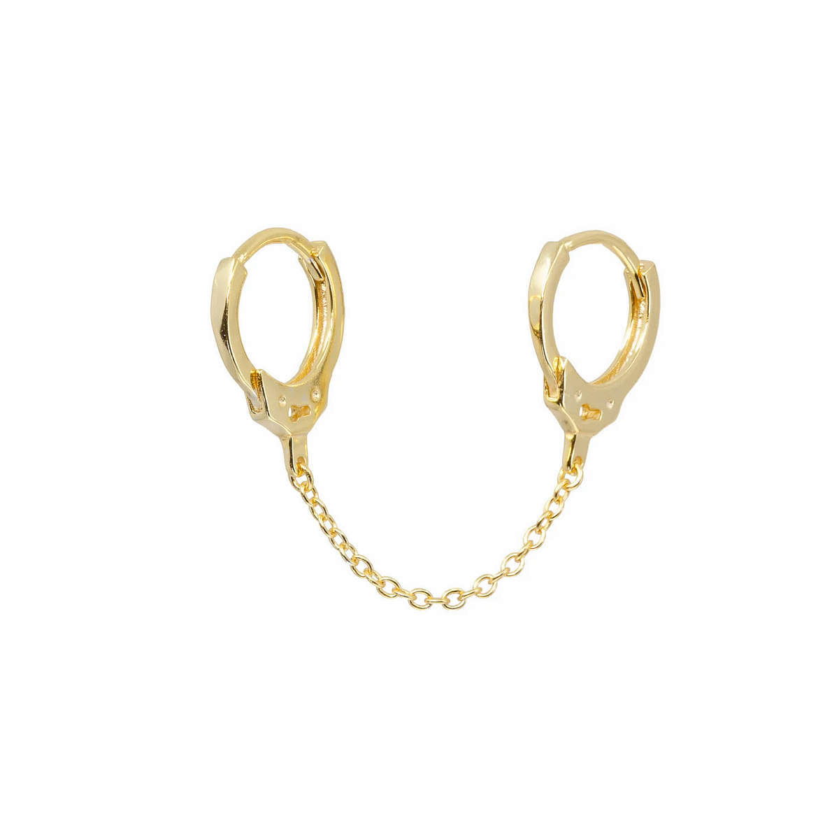 Cuffed Double Hoops
