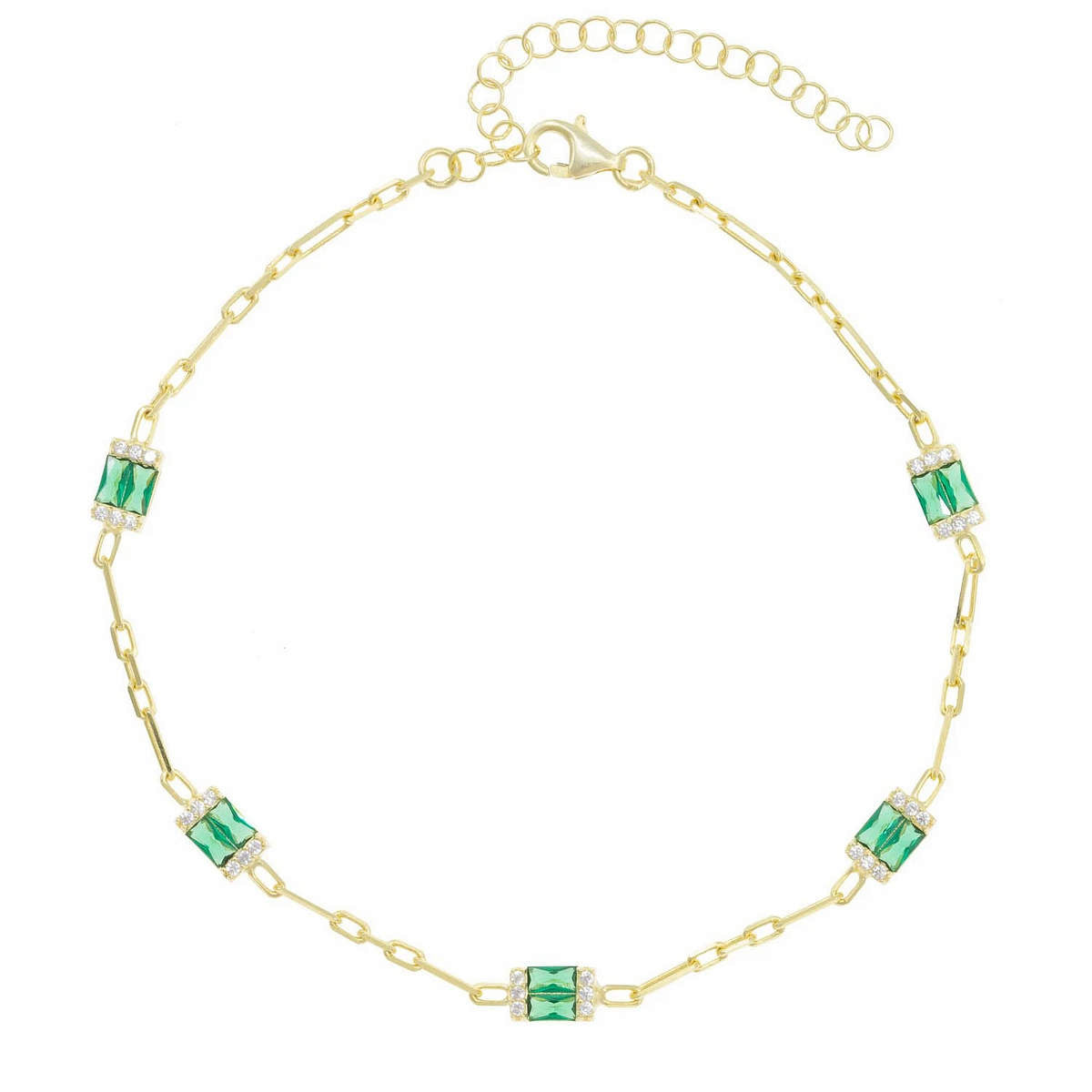 The Esmeralda Anklet