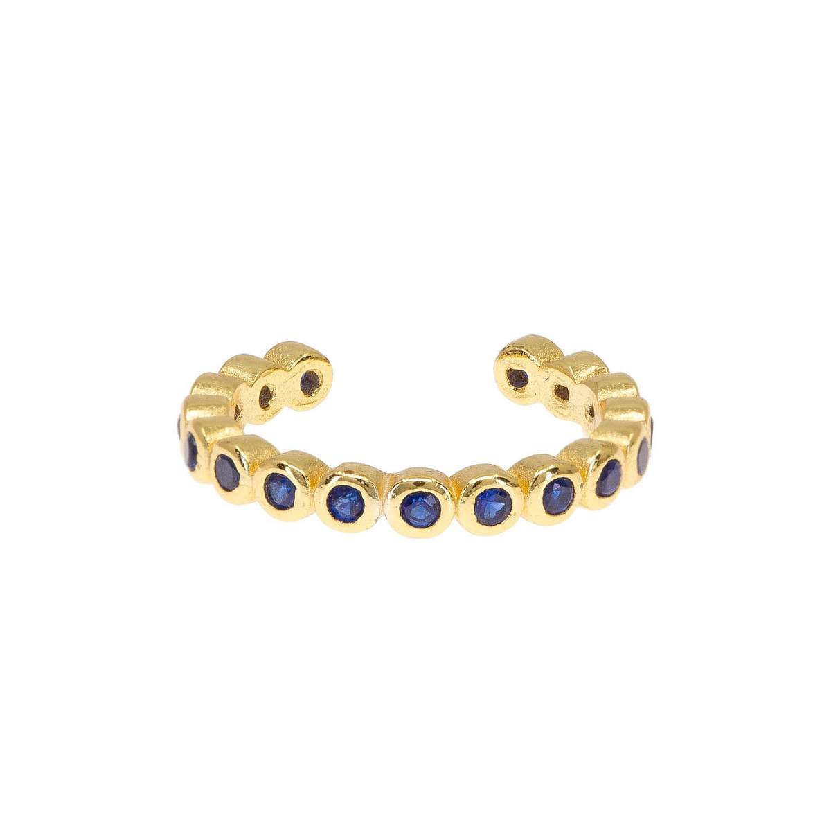 Halo Ear Cuff in Sapphire