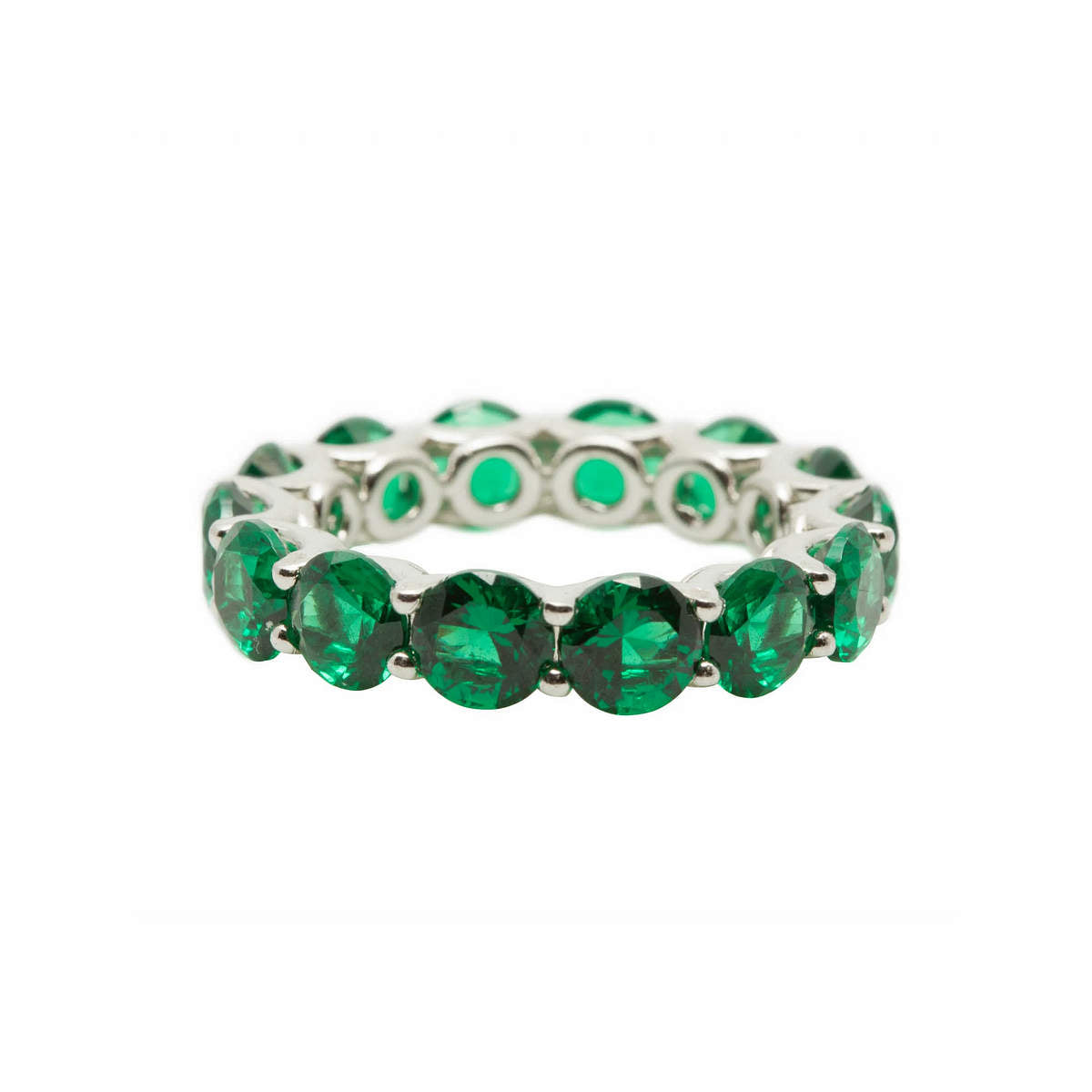 Infinite Ring in Emerald