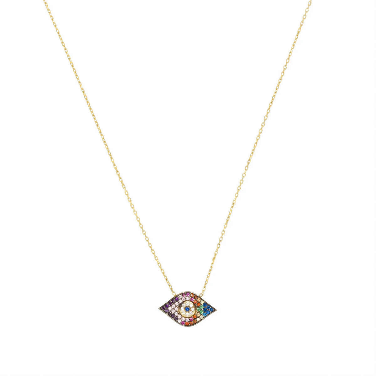 Spectrum Evil Eye Necklace