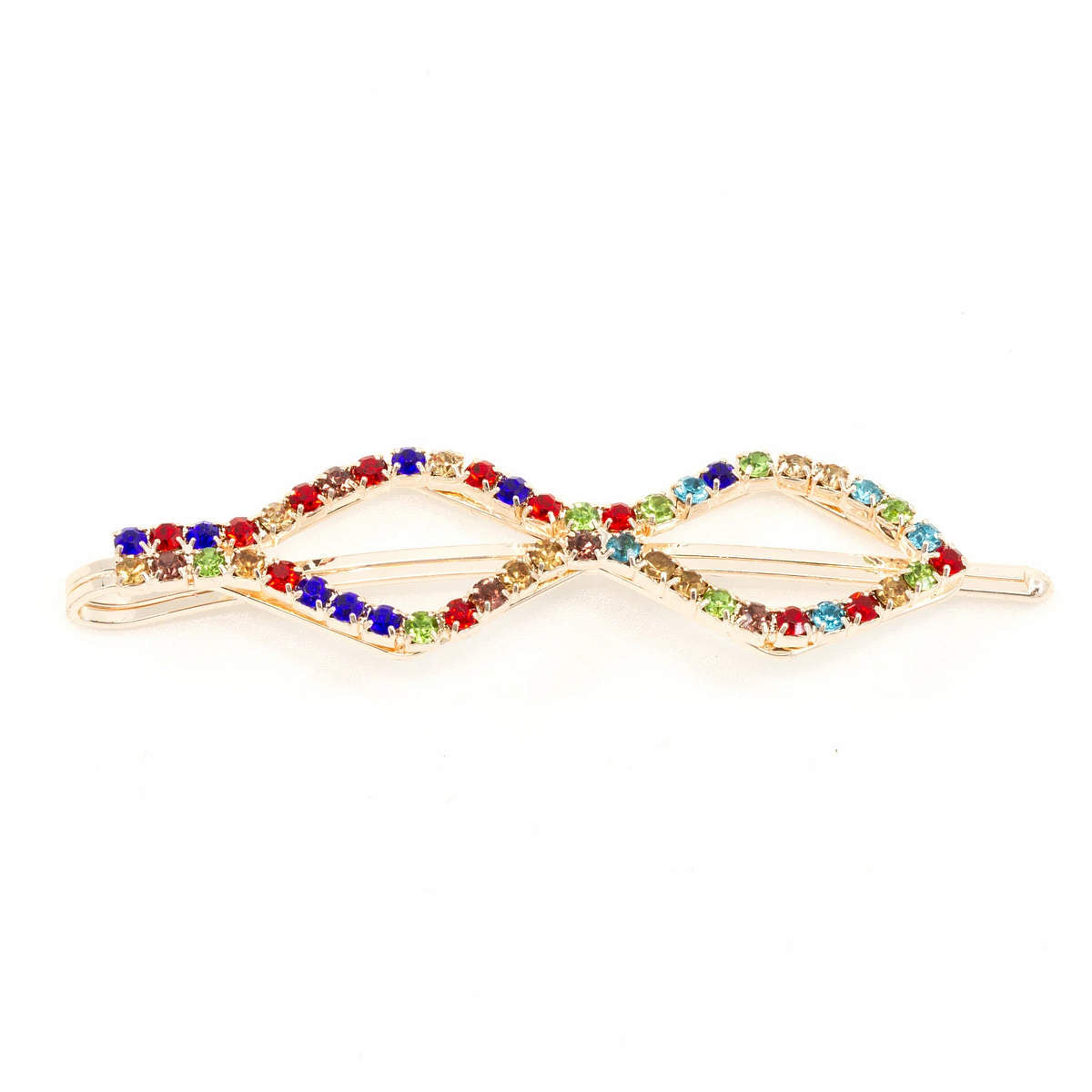 Rainbow Crystal Hairpin