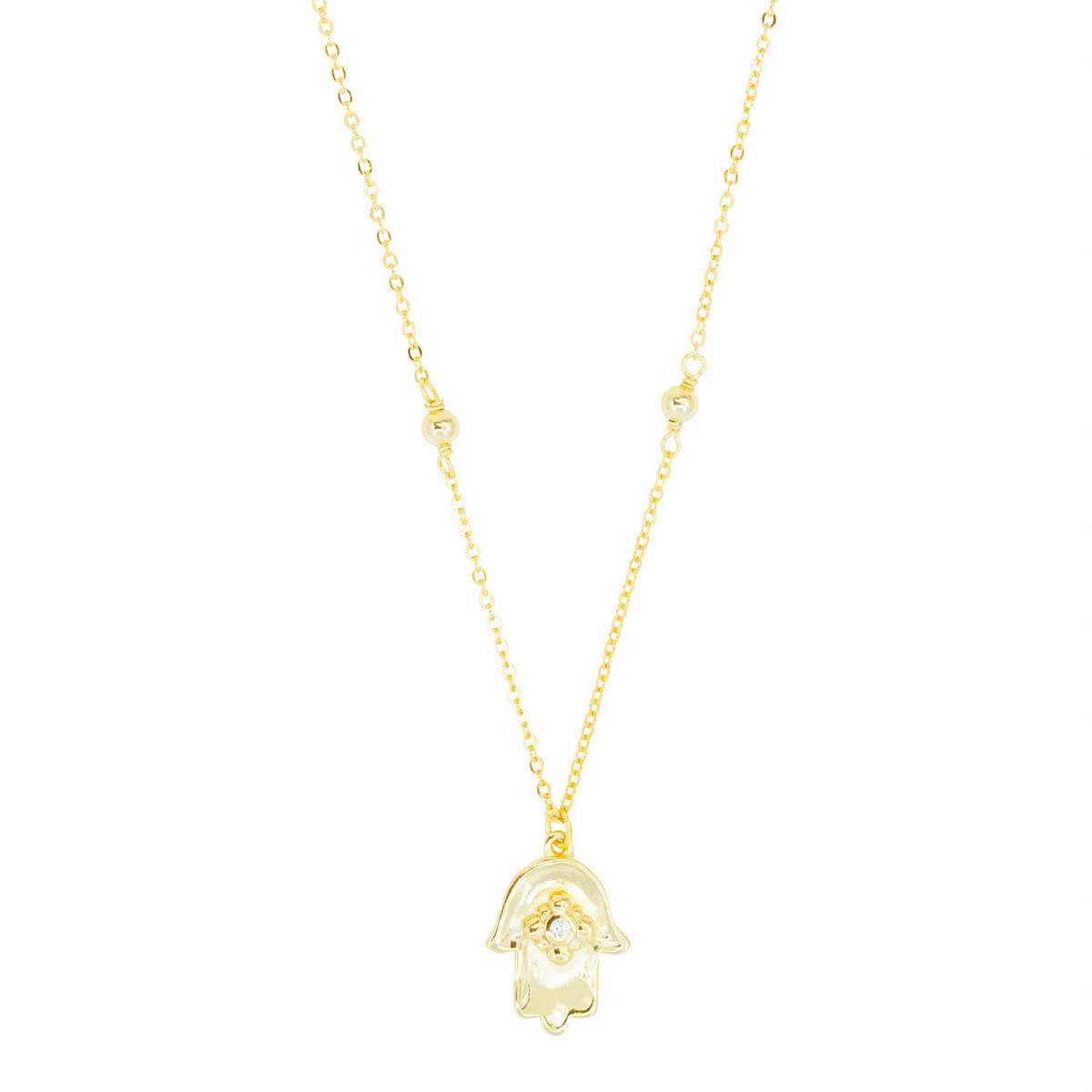 Hamsa Sunrise Necklace