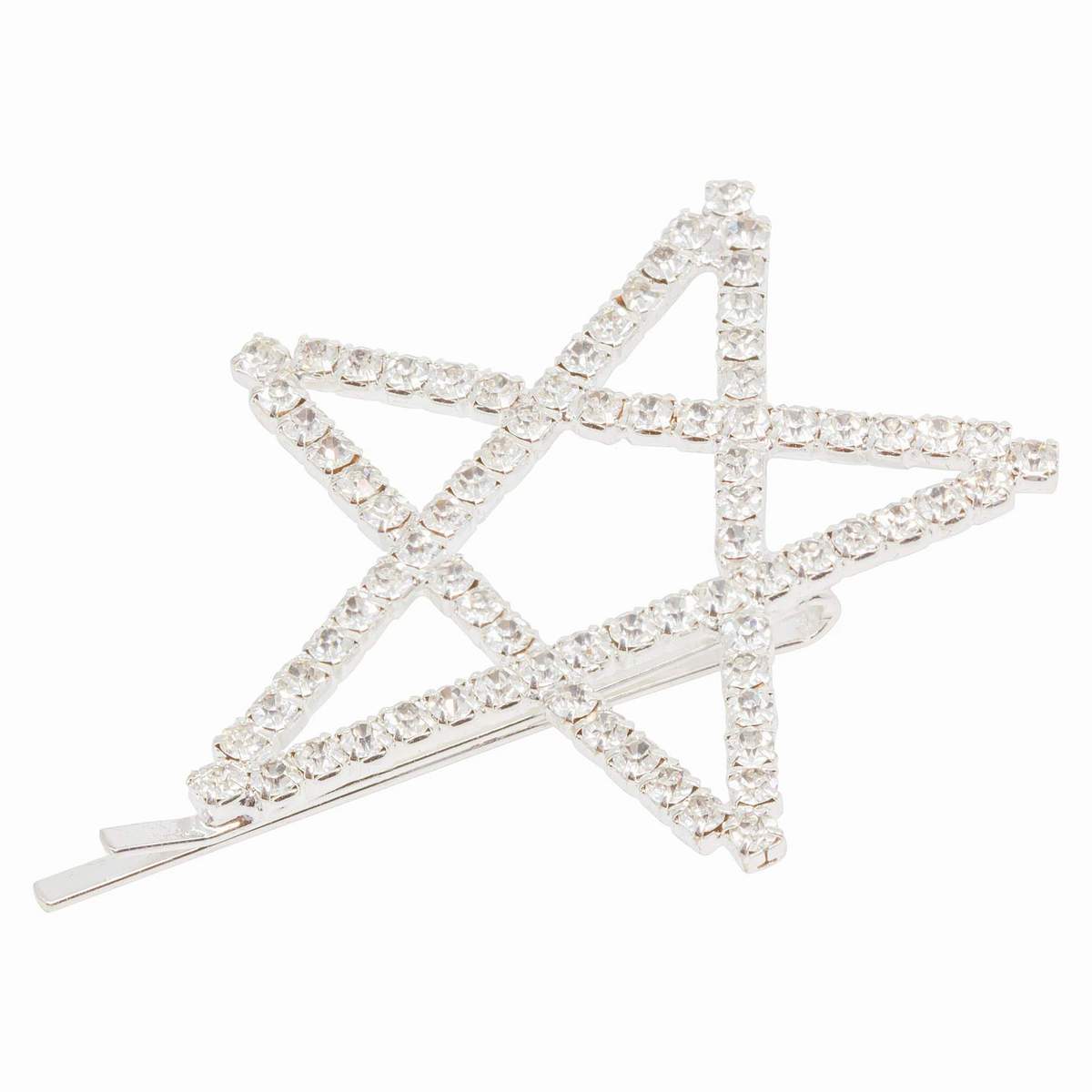Chunky Crystal Star Hairpin