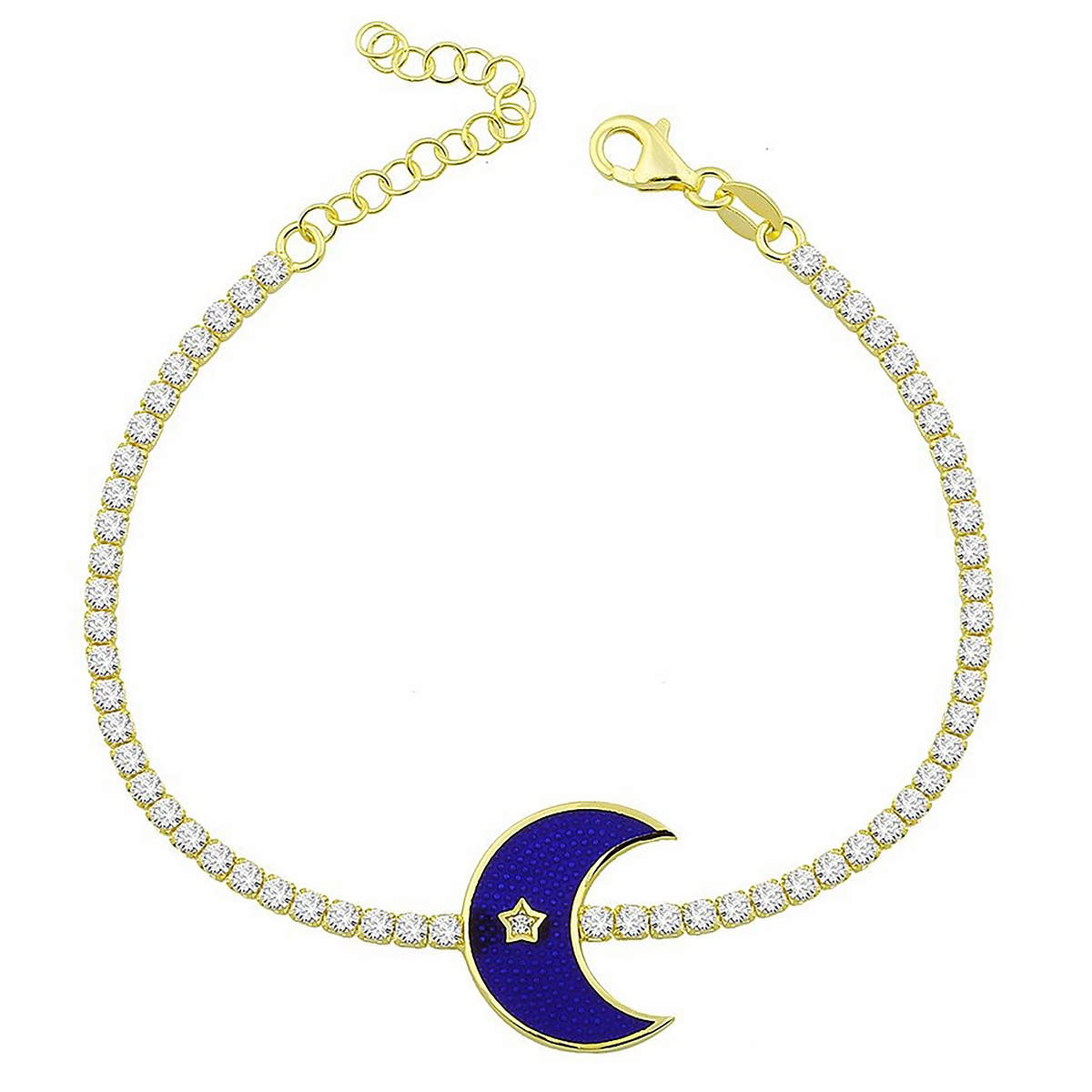 Deep Ocean Crescent Bracelet