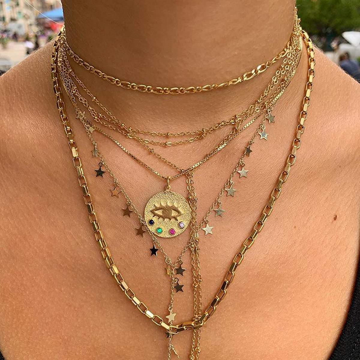 Fusion Eye Necklace
