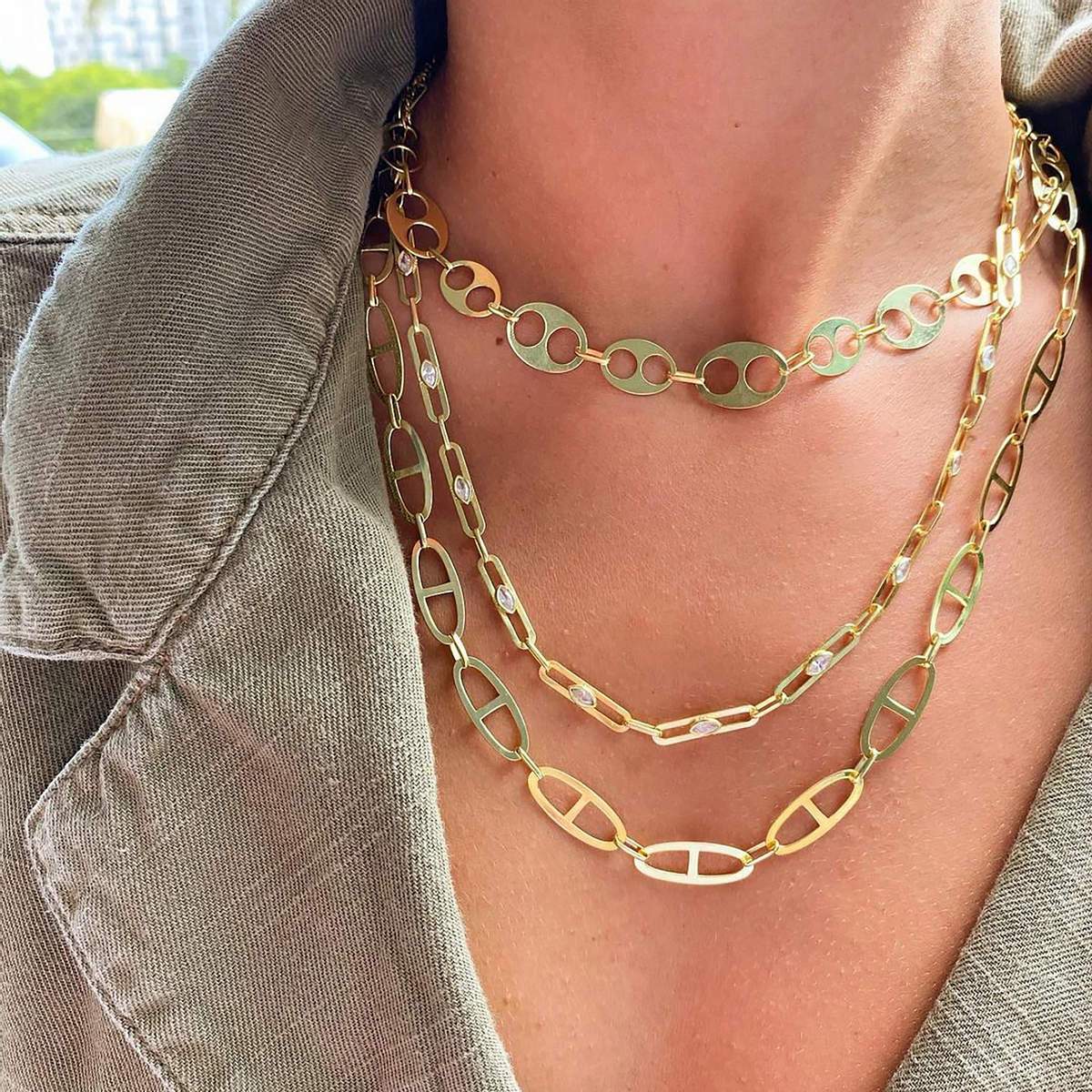 Côte d'Azur Chain Link Necklace