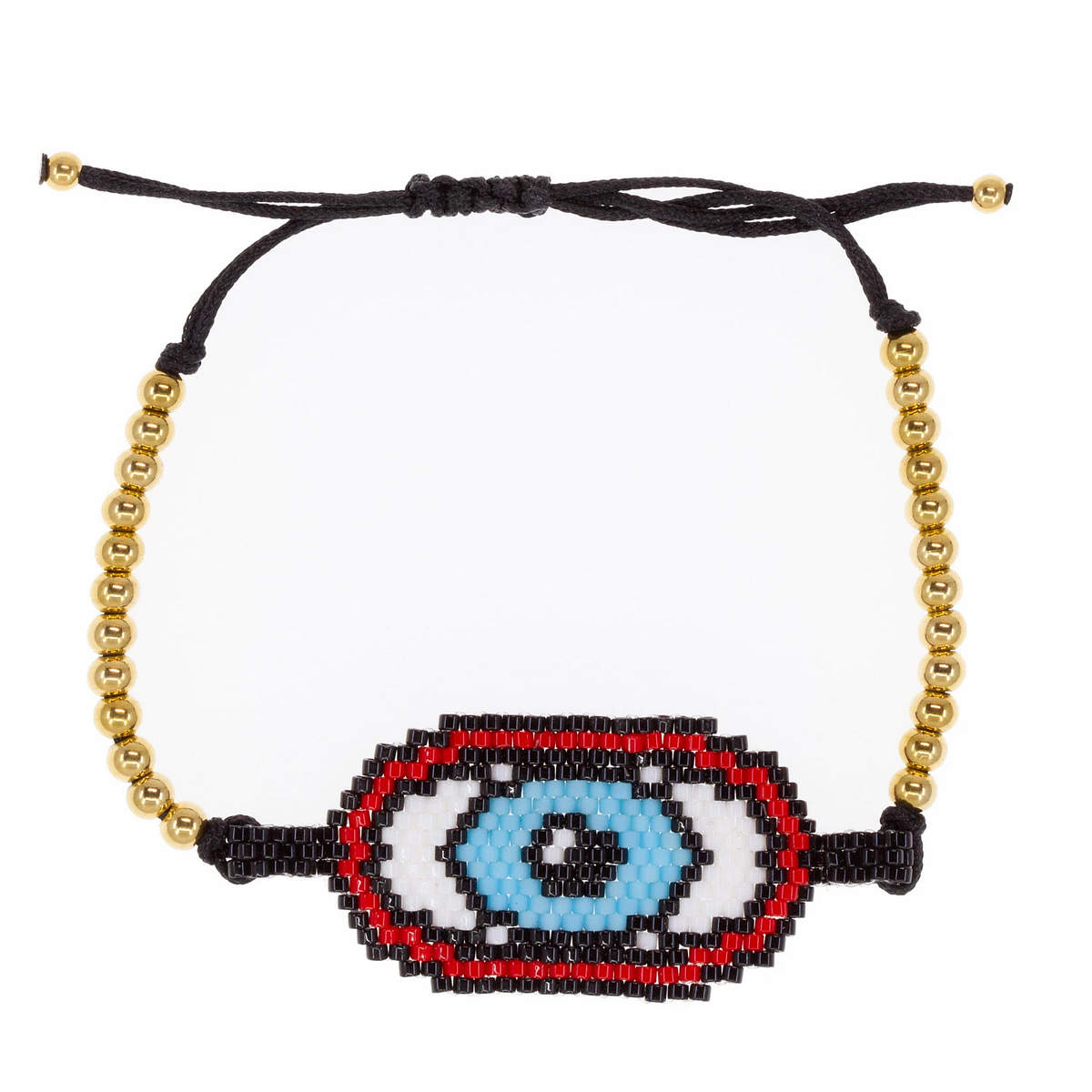 Made You Look Woven Evil Eye Bracelet