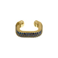 Fascinator Ear Cuff in Sapphire
