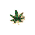 MJ Mini Stud in Emerald