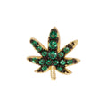 MJ Mini Stud in Emerald