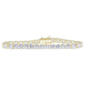 Large Crystal Tennis Bracelet