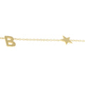 You're A Star Initial Anklet in Classic