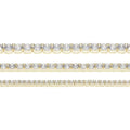 Thin Crystal Tennis Bracelet