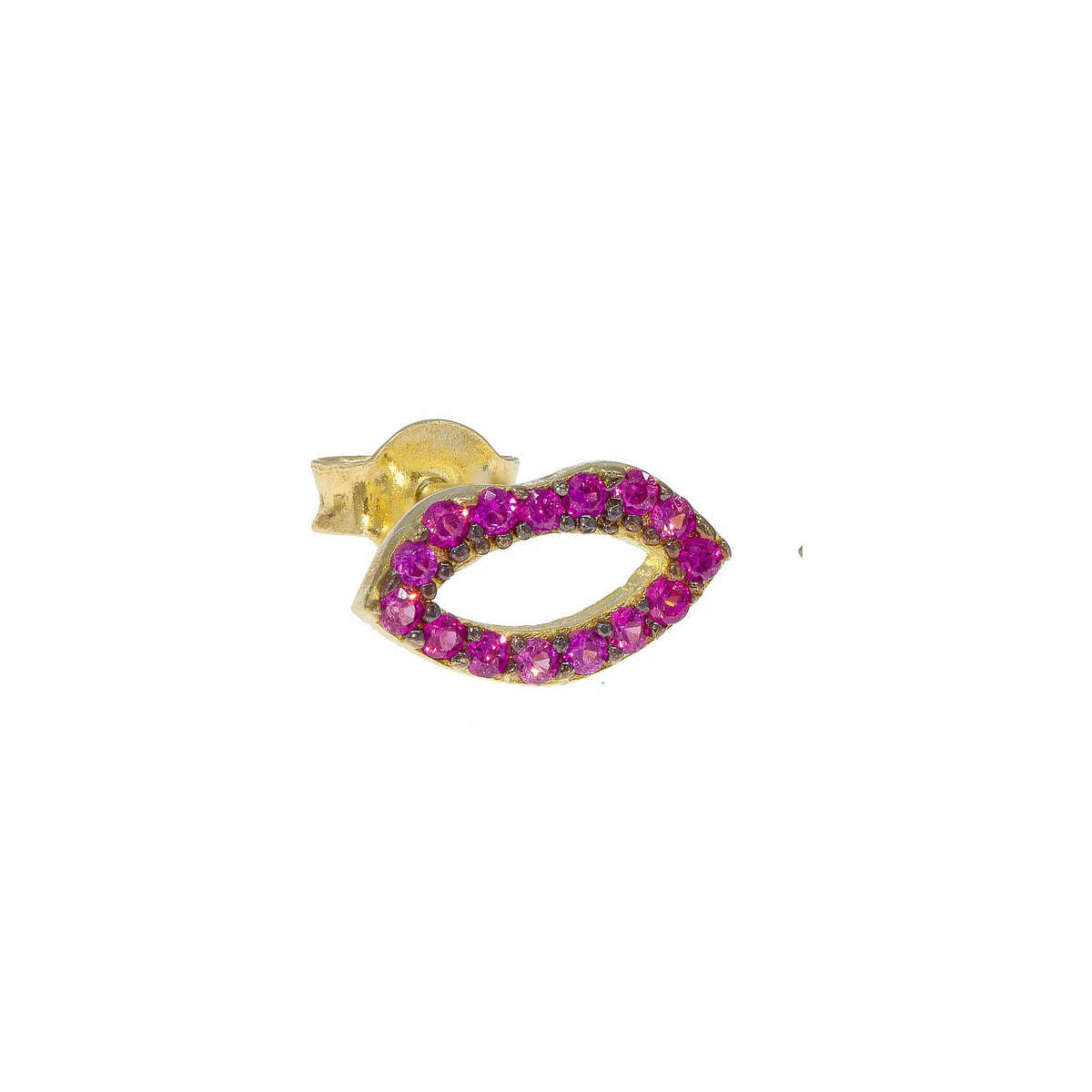 Pink Lips Mini Stud