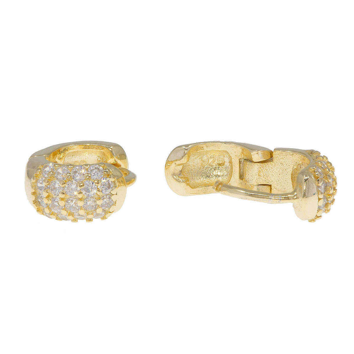 Micro Hoop Pavé Huggie