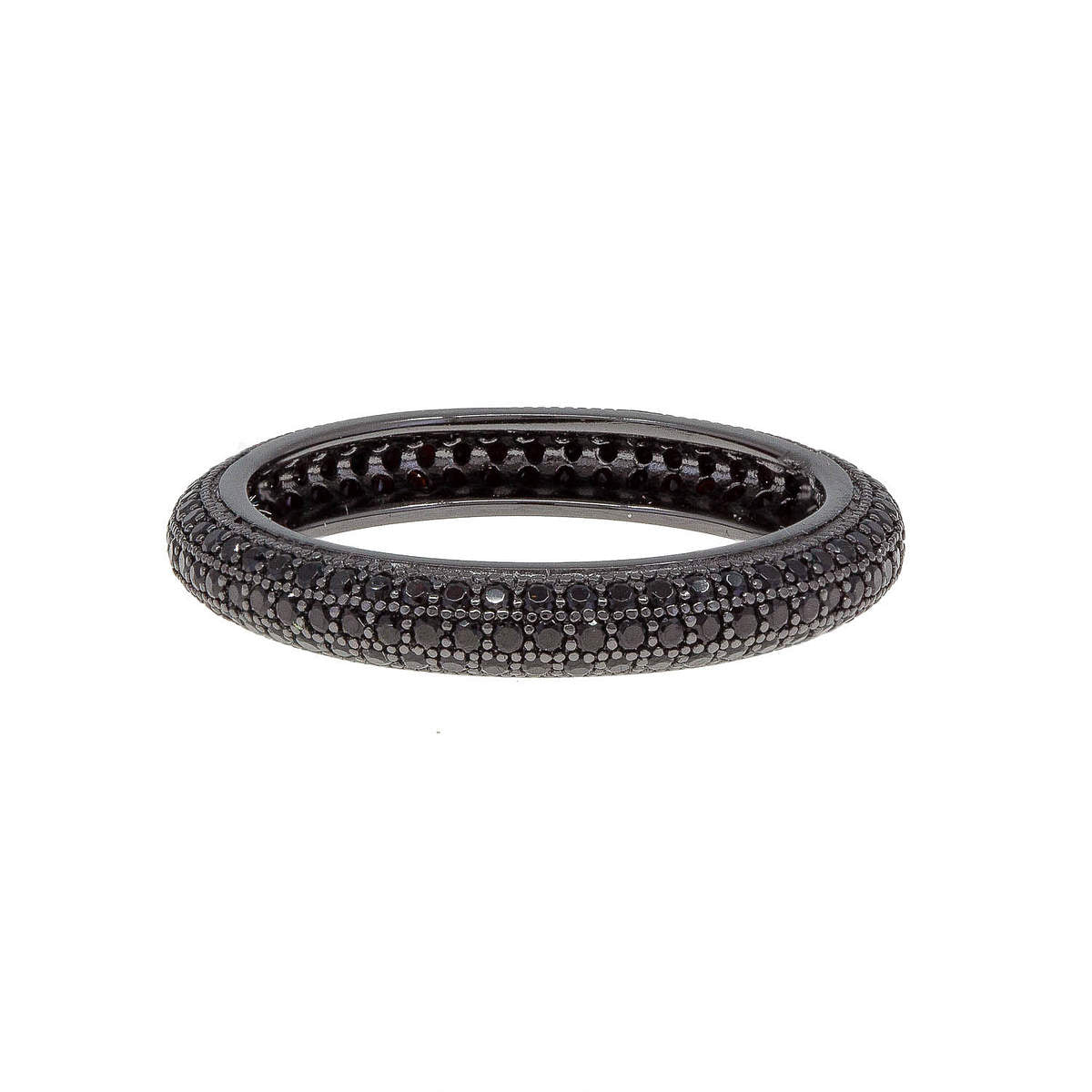 Midnight Infinity Pavé Ring