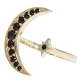 Midnight Moon Ring in Onyx