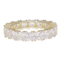 Clear Square Cut Ring