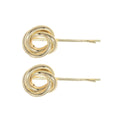 Golden Rosette Hairpins