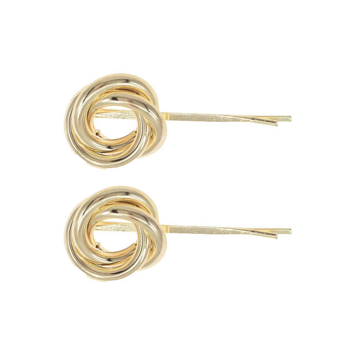 Golden Rosette Hairpins
