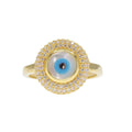 Clearest Sight Turquoise Evil Eye Ring