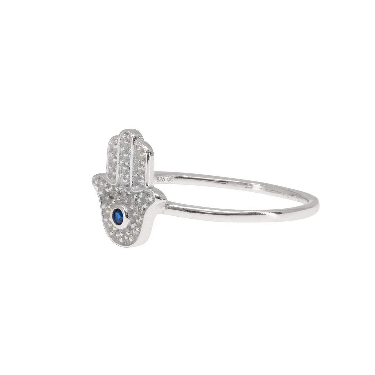 Guiding Hand Pavé Hamsa Ring