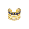 The Luxe Ear Cuff in Sapphire