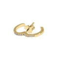 Crystal Curve Stud