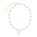 Mercury Rising Anklet in Sky Blue