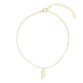 Mercury Rising Anklet in White