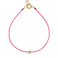 Girl Next Door Crystal Bracelet in Fuchsia