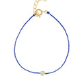 Girl Next Door Crystal Bracelet in Electric Blue