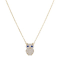 Noctua Crystal Owl Necklace
