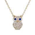 Noctua Crystal Owl Necklace