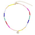 Color Block Charmer Choker
