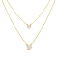 Gemini Crystal Duo Necklace