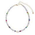 Pearl of the Ocean Anklet in Dalmatian