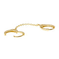 Cuffed Double Hoops