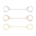 Cuffed Double Hoops