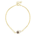 Black and White Hamsa Bracelet