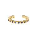 Halo Ear Cuff in Sapphire