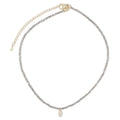 Gemstone Hamsa Choker in Labradorite