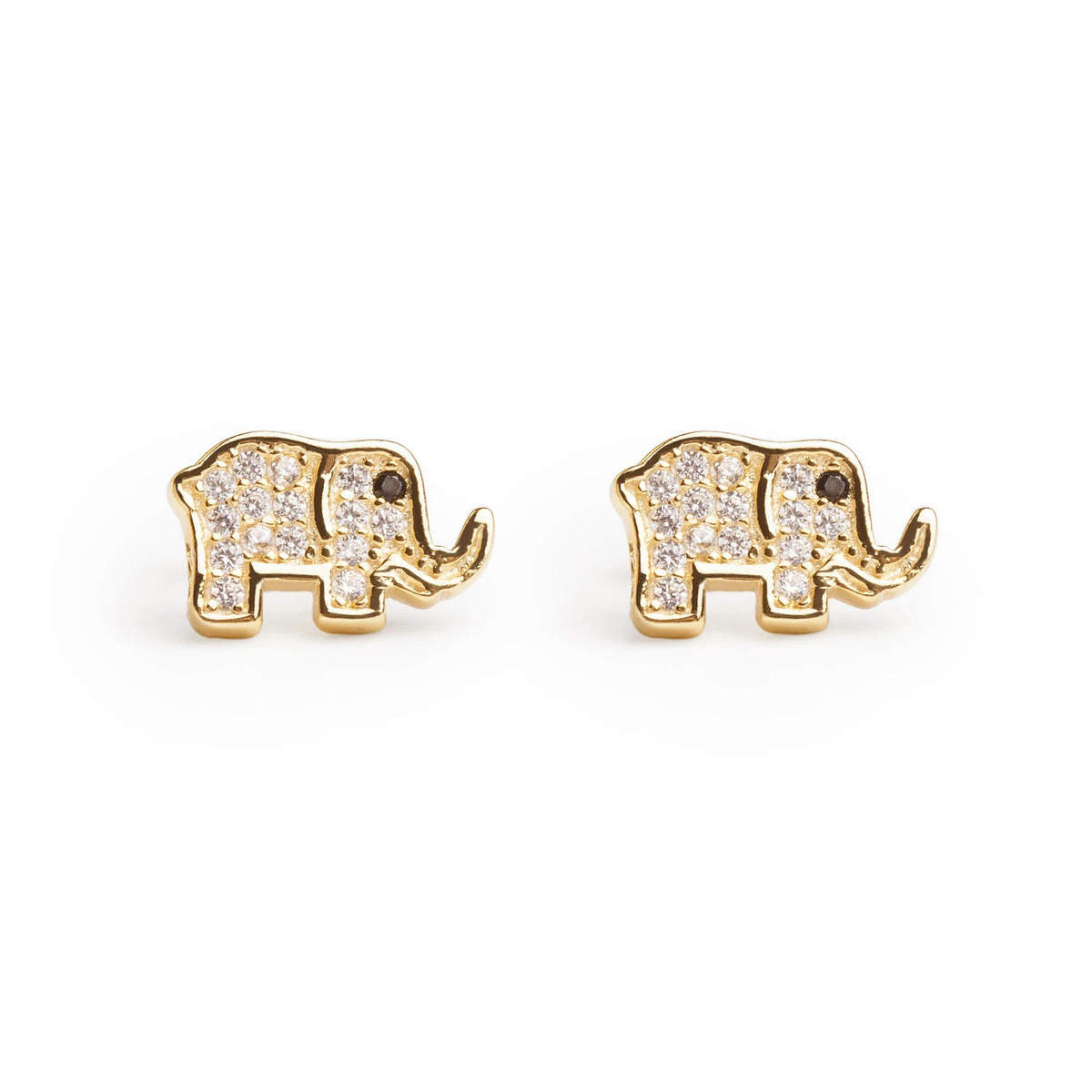 Mini Elephant Paired Studs