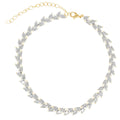 Pear Cut Crystal Choker
