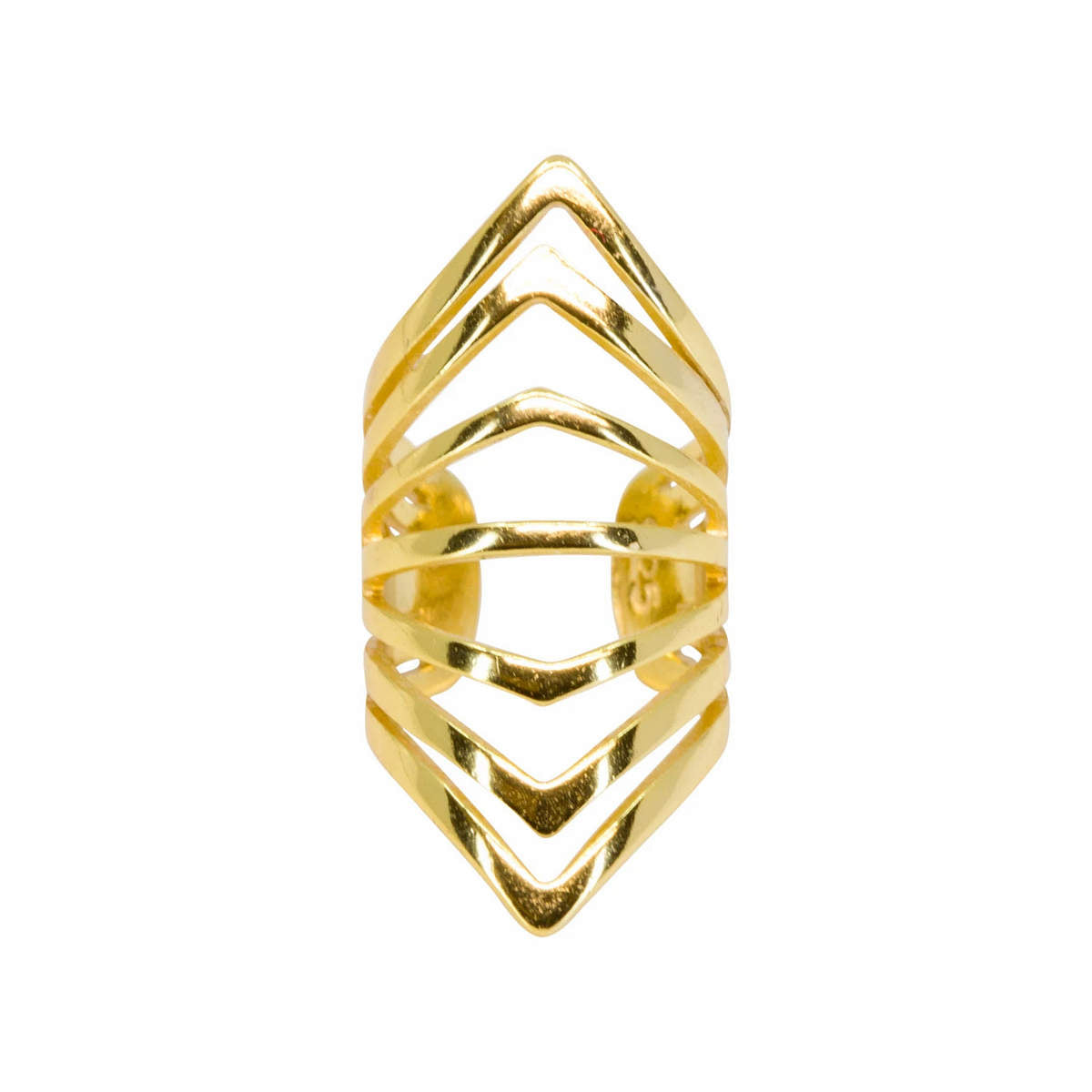 Hexagon Ear Cuff